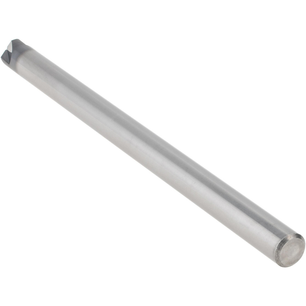 Accupro Chamfer Mill: 1/4" Dia, 1/4" Shank Dia, 90 deg, 3 Flute, Solid Carbide, Single End - EM99943849