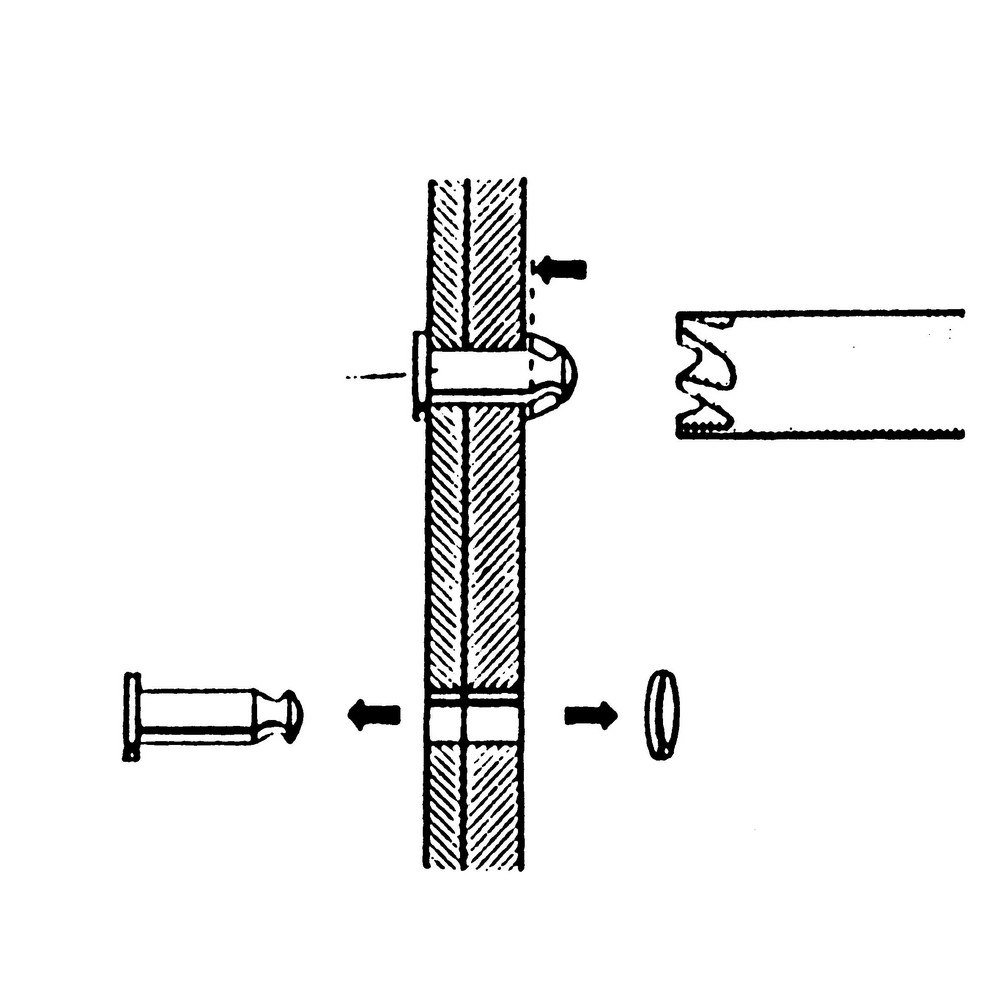 ATI Tools Power Riveter Accessories: Accessory Type: 5 Flute Hollow Core Collar Cutter - ATI493C-1