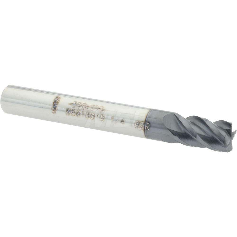 Accupro Chamfer Mill: 3/8" Dia, 3/8" Shank Dia, 40 deg, 3 Flute, Solid Carbide, Single End - EM99943834