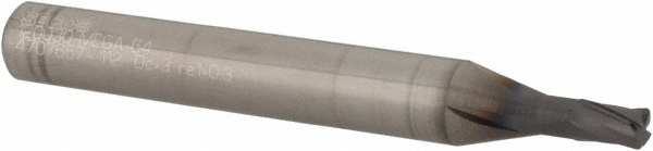 Accupro Chamfer Mill: 3/8" Dia, 3/8" Shank Dia, 40 deg, 3 Flute, Solid Carbide, Single End - EM99943834
