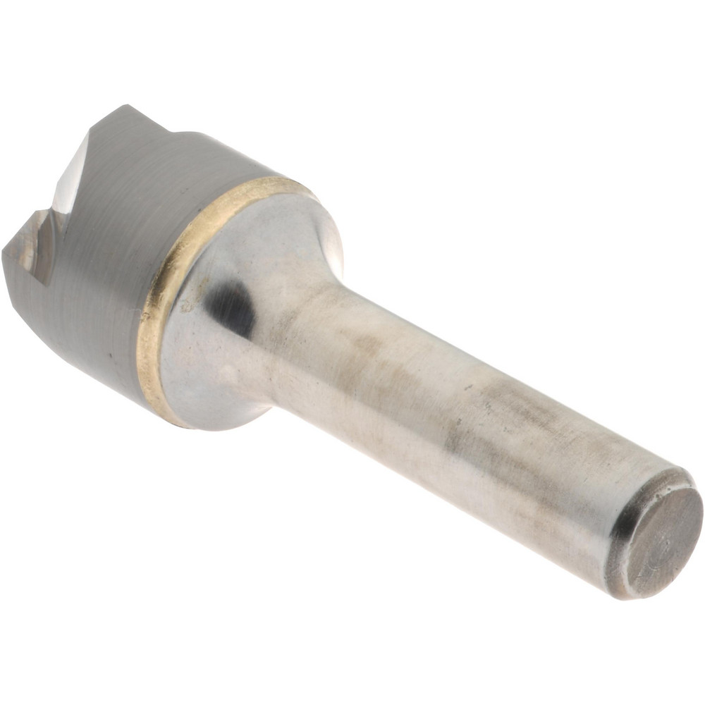 Hertel Countersink: 1" Head Dia, 120.00 deg Included Angle, 4 Flute, Solid Carbide, Right Hand Cut - 334-010090