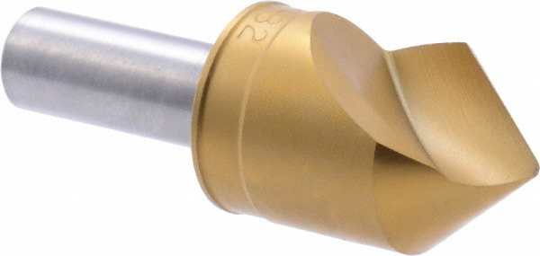 Hertel Countersink: 1" Head Dia, 120.00 deg Included Angle, 4 Flute, Solid Carbide, Right Hand Cut - 334-010090