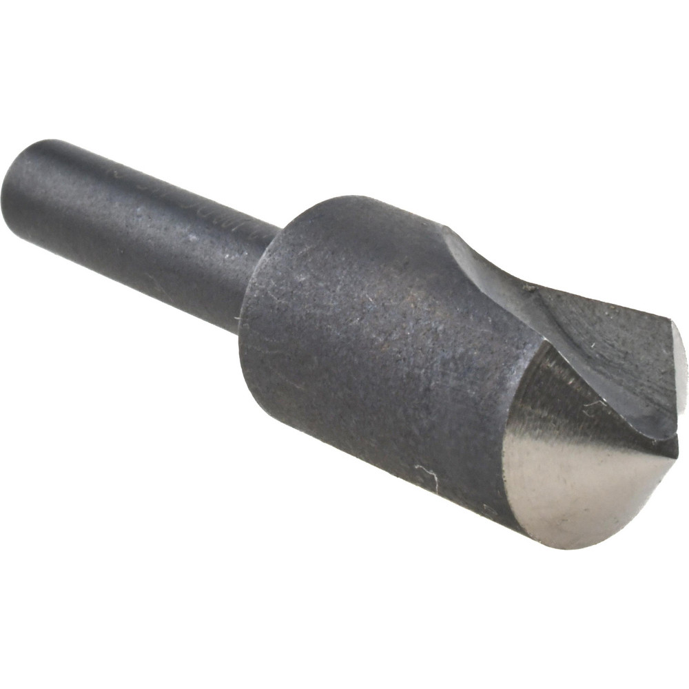 Cleveland Countersink: 1/2" Head Dia, 100.00 deg Included Angle, 1 Flute, High-Speed Steel, Right Hand Cut - C46116