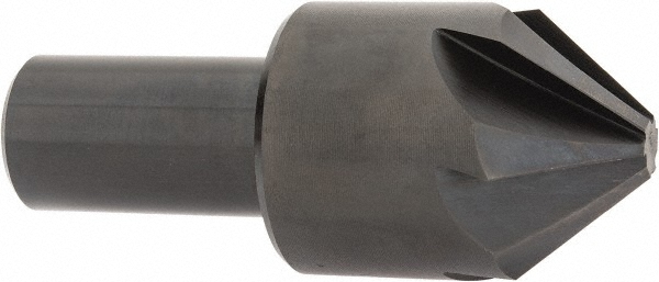Value Collection Countersink: 1-1/4" Head Dia, 82.00 deg Included Angle, 6 Flute, Cobalt Steel, Right Hand Cut - SC2182116