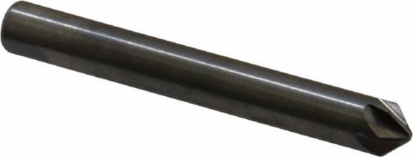 M.A. Ford® Countersink: 1/4" Head Dia, 90.00 deg Included Angle, 6 Flute, Solid Carbide, Right Hand Cut - 78025003