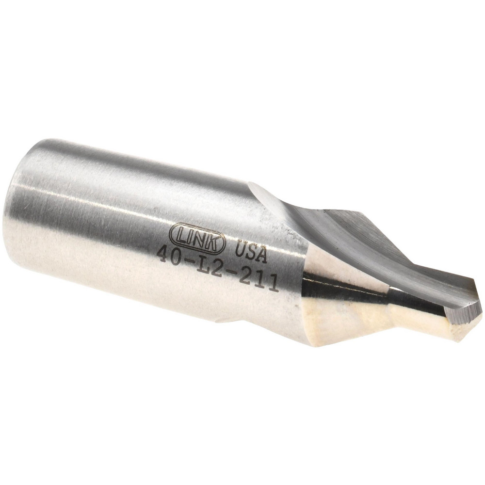 M.A. Ford® Countersink: 5/8" Head Dia, 100.00 deg Included Angle, 6 Flute, Solid Carbide, Right Hand Cut - 78062504TICN