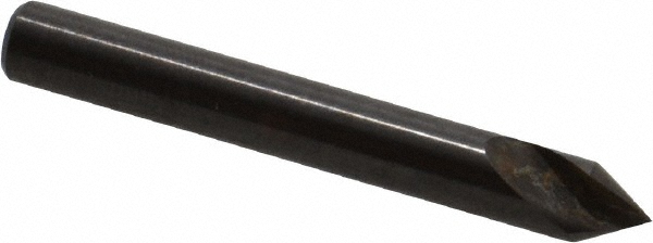 Hertel Countersink: 3/16" Head Dia, 60.00 deg Included Angle, 1 Flute, High-Speed Steel, Right Hand Cut - GX89340632