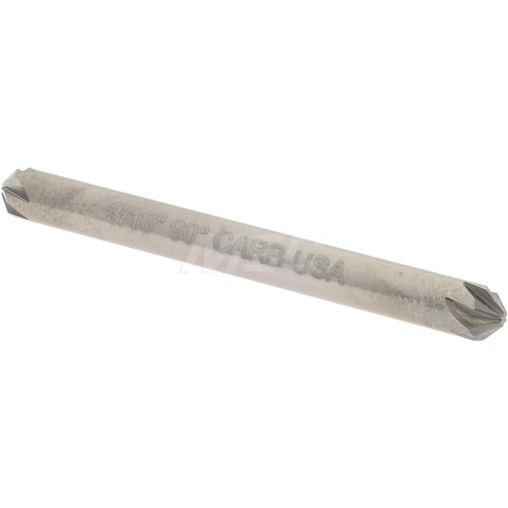 Titan USA Countersink: 3/16" Head Dia, 90.00 deg Included Angle, 6 Flute, Solid Carbide, Right Hand Cut - CS36171