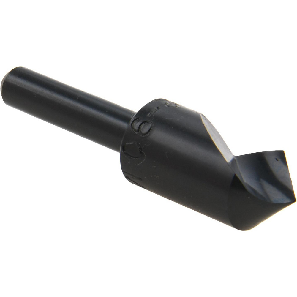 Melin Tool Countersink: 1/2" Head Dia, 82.00 deg Included Angle, 1 Flute, High-Speed Steel, Right Hand Cut - 11955
