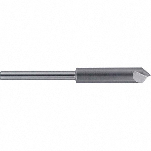 Melin Tool Countersink: 1/2" Head Dia, 82.00 deg Included Angle, 1 Flute, High-Speed Steel, Right Hand Cut - 11955