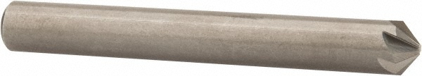 Titan USA Countersink: 1/4" Head Dia, 100.00 deg Included Angle, 6 Flute, Solid Carbide, Right Hand Cut - CS36916
