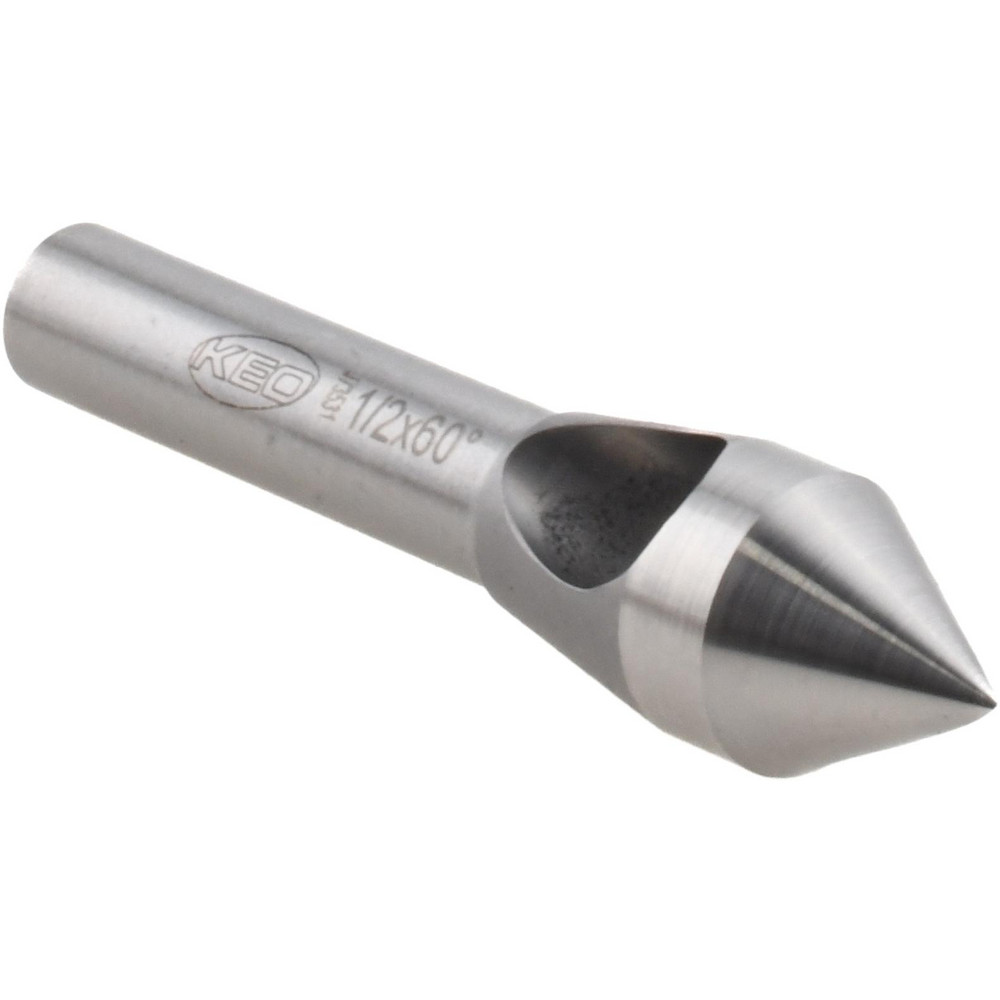 Keo Countersink: 3/4" Head Dia, 60.00 deg Included Angle, 0 Flute, Cobalt Steel, Right Hand Cut - 919-000-193