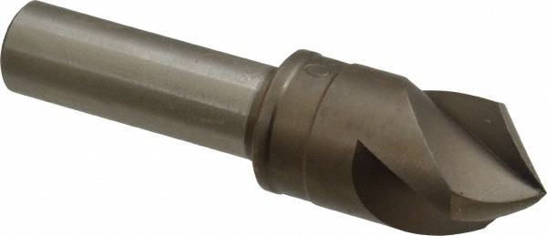 Hertel Countersink: 3/4" Head Dia, 90.00 deg Included Angle, 4 Flute, High-Speed Steel, Right Hand Cut - GX89330716