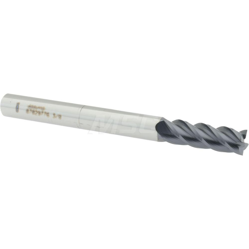 Harvey Tool Chamfer Mill: 1/4" Dia, 1" Shank Dia, 90 deg, 4 Flute, Solid Carbide, Single End - 771545