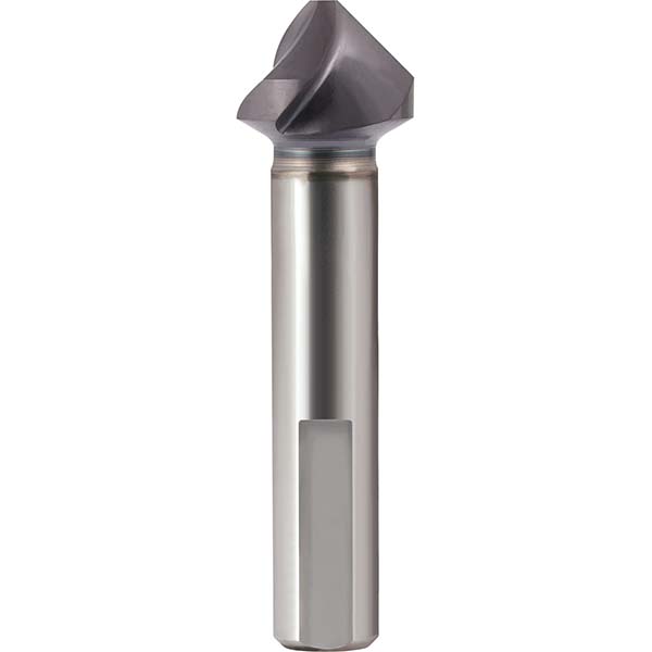 Guhring Countersink: 7/8" Head Dia, 82.00 deg Included Angle, 3 Flute, Cobalt Steel, Right Hand Cut - 9056750222250