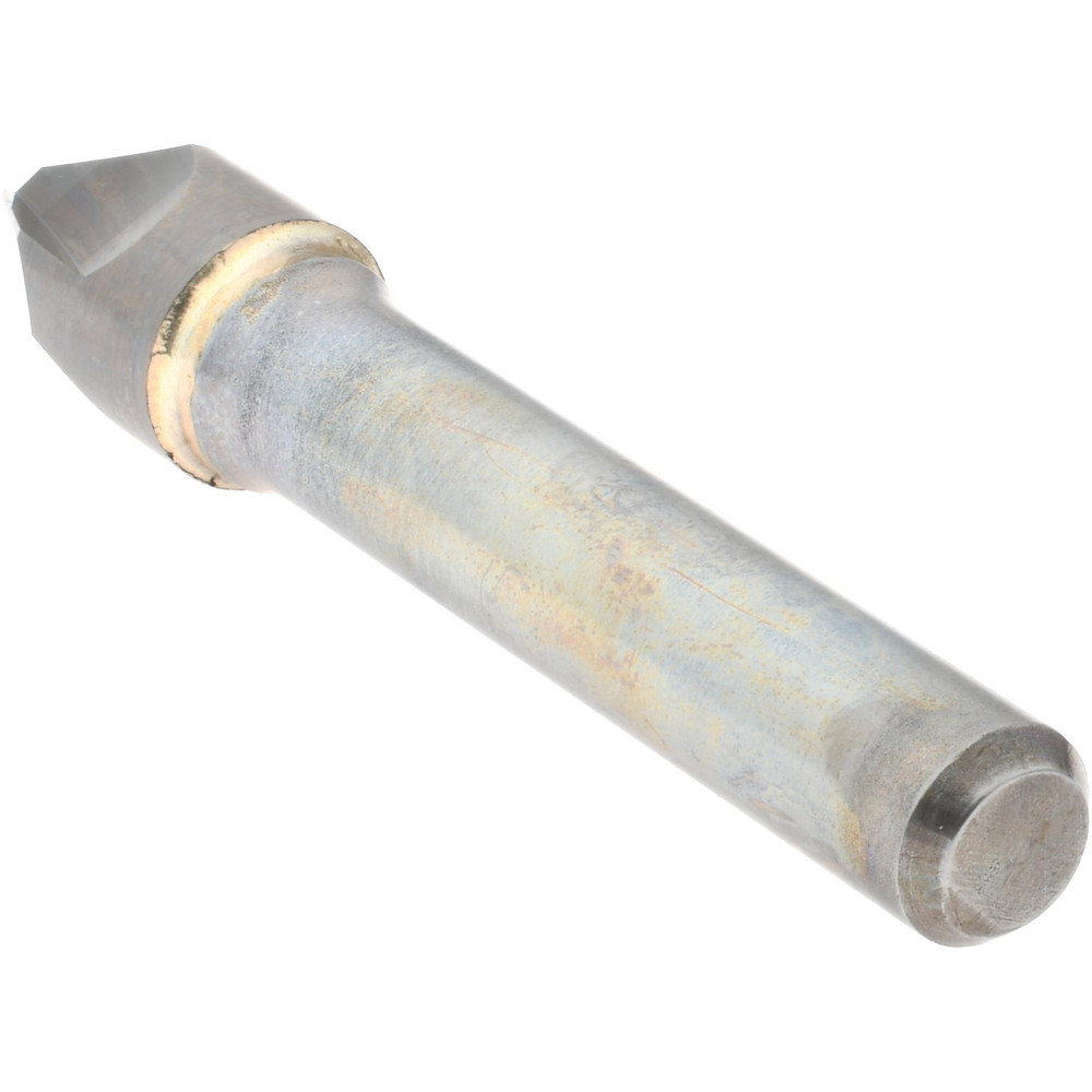 Hertel Countersink: 1/2" Head Dia, 60.00 deg Included Angle, 3 Flute, Solid Carbide, Right Hand Cut - 333-006550
