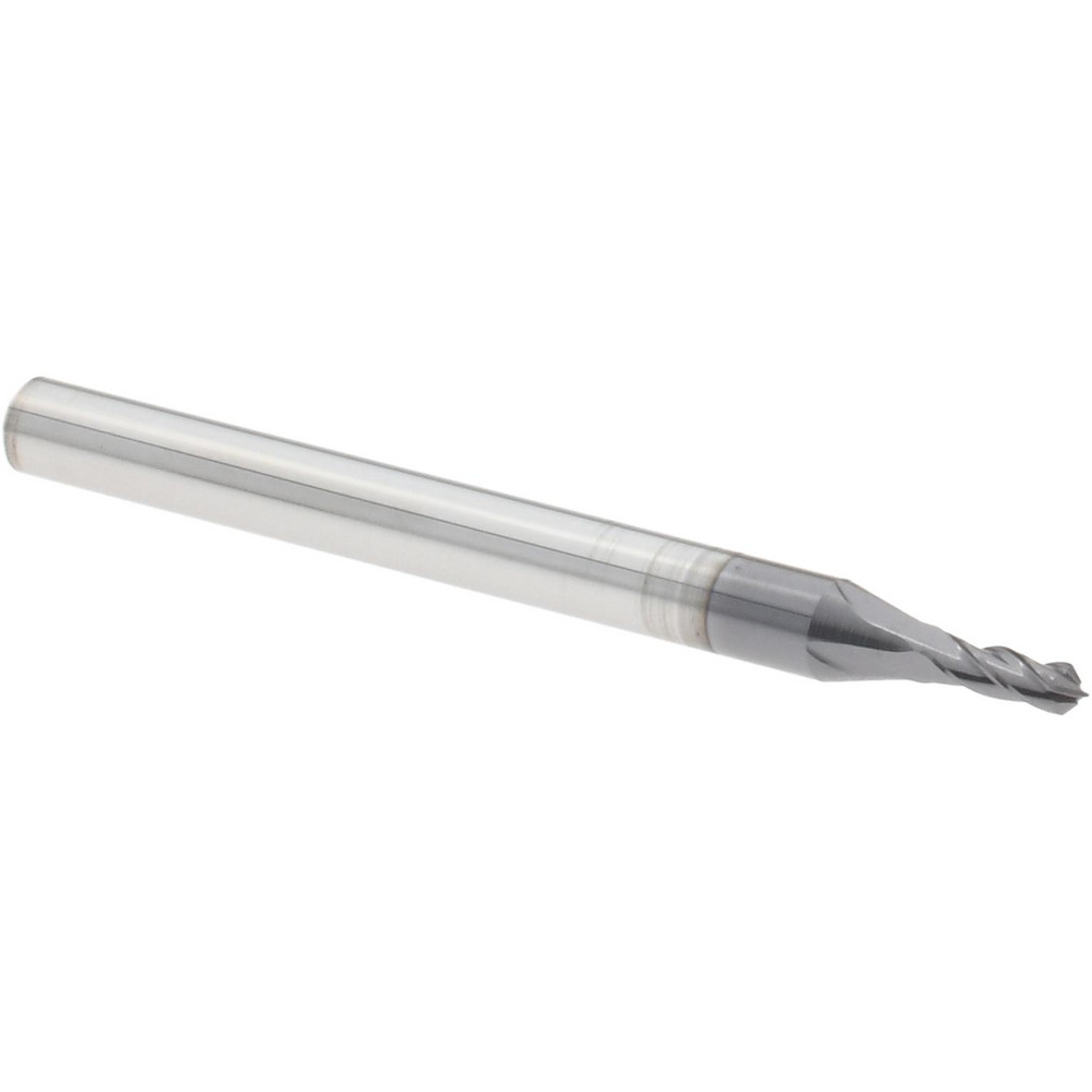 Harvey Tool Chamfer Mill: 3/16" Dia, 3/16" Shank Dia, 90 deg, 4 Flute, Solid Carbide, Single End - 848745-C3