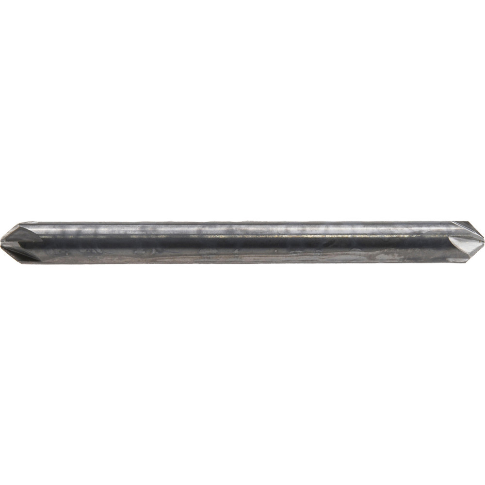 Made in USA Countersink: 1/8" Head Dia, 90.00 deg Included Angle, 6 Flute, Solid Carbide, Right Hand Cut - 02850