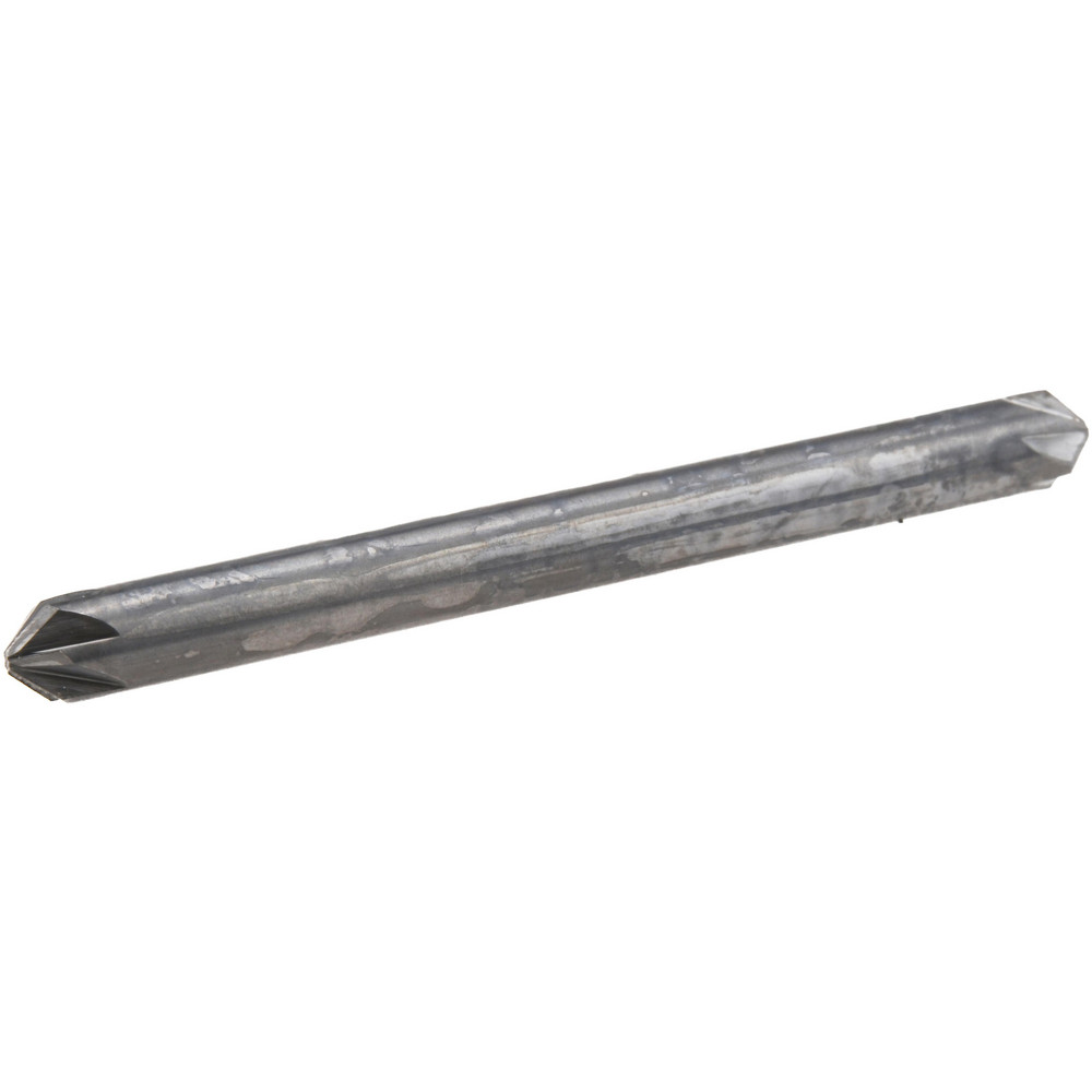 Made in USA Countersink: 1/8" Head Dia, 90.00 deg Included Angle, 6 Flute, Solid Carbide, Right Hand Cut - 02850