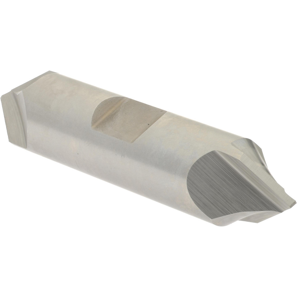 Hertel Chamfer Mill: 3/4" Dia, 3/4" Shank Dia, 82 & 90 deg, Cobalt, Double End - 19251