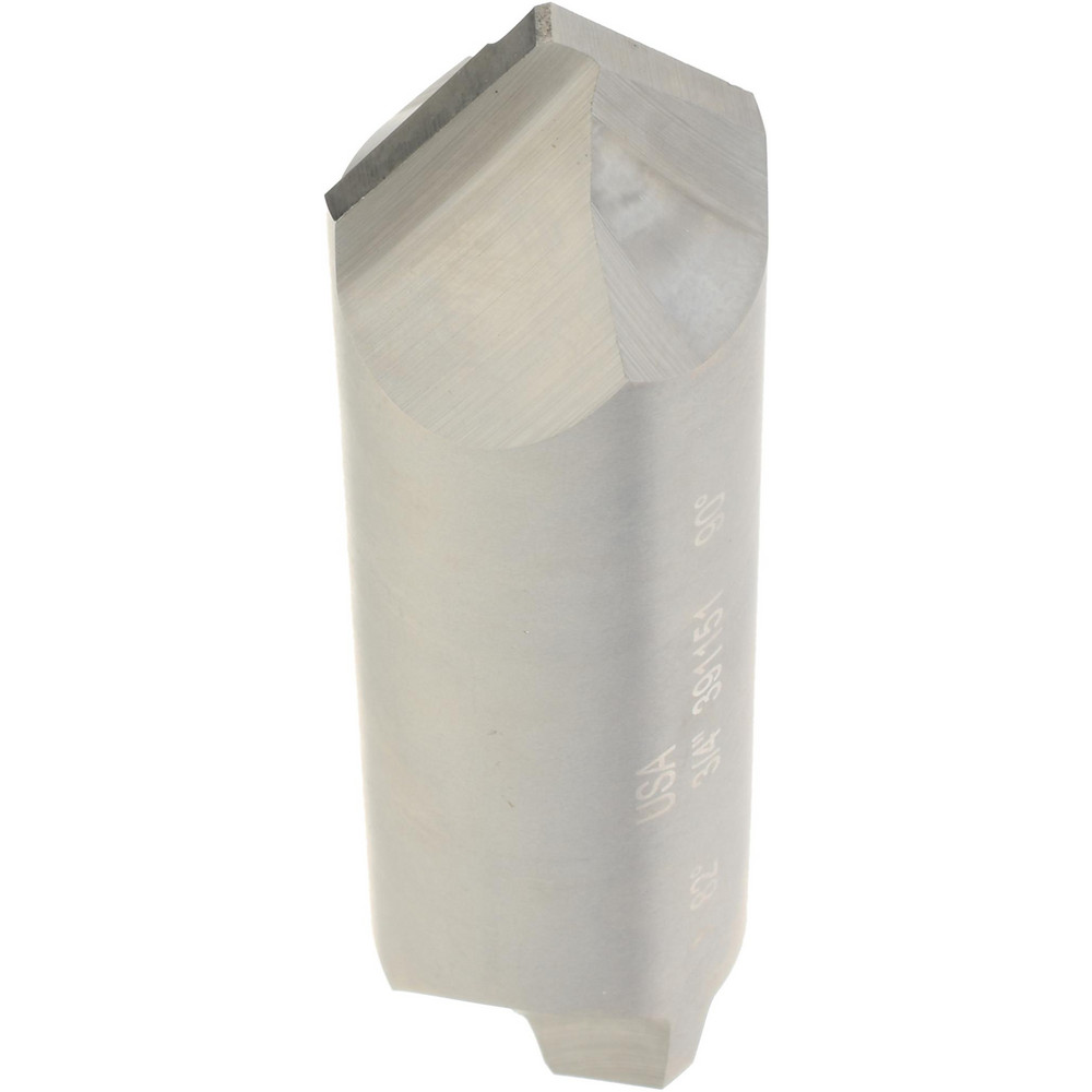 Hertel Chamfer Mill: 3/4" Dia, 3/4" Shank Dia, 82 & 90 deg, Cobalt, Double End - 19251