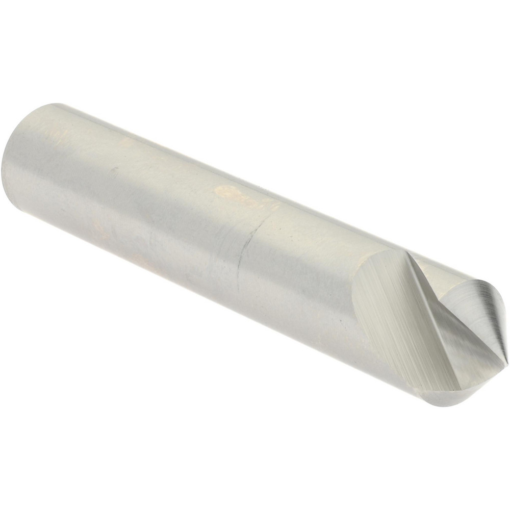 Hertel Countersink: 1/2" Head Dia, 90.00 deg Included Angle, 1 Flute, High-Speed Steel, Right Hand Cut - GX89340541