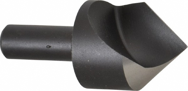 Cleveland Countersink: 1-1/4" Head Dia, 82.00 deg Included Angle, 1 Flute, High-Speed Steel, Right Hand Cut - C46137