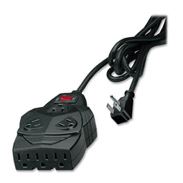 Fellowes Fellowes Mfg. Co. FEL99090 Surge Protector- 5 Adapters- 1300 Joules- 8 Outlets- 6ft.- Black - FEL99090