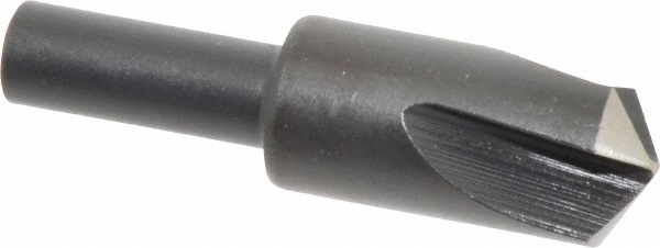 Cleveland Countersink: 5/8" Head Dia, 120.00 deg Included Angle, 3 Flute, High-Speed Steel, Right Hand Cut - C46173