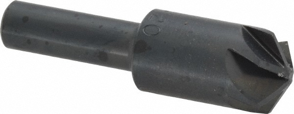 Cleveland Countersink: 5/8" Head Dia, 120.00 deg Included Angle, 3 Flute, High-Speed Steel, Right Hand Cut - C46173