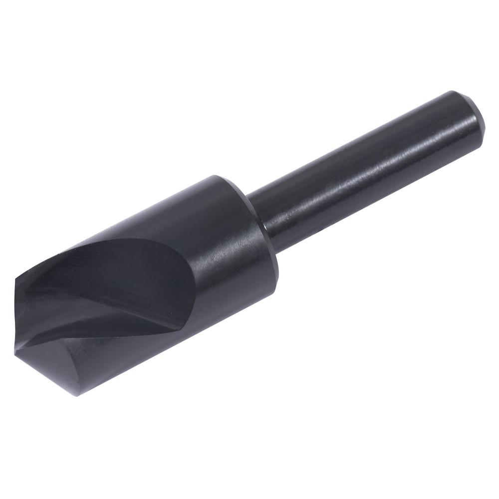 Hertel Countersink: 1/2" Head Dia, 120.00 deg Included Angle, 1 Flute, High-Speed Steel, Right Hand Cut - GX89340202