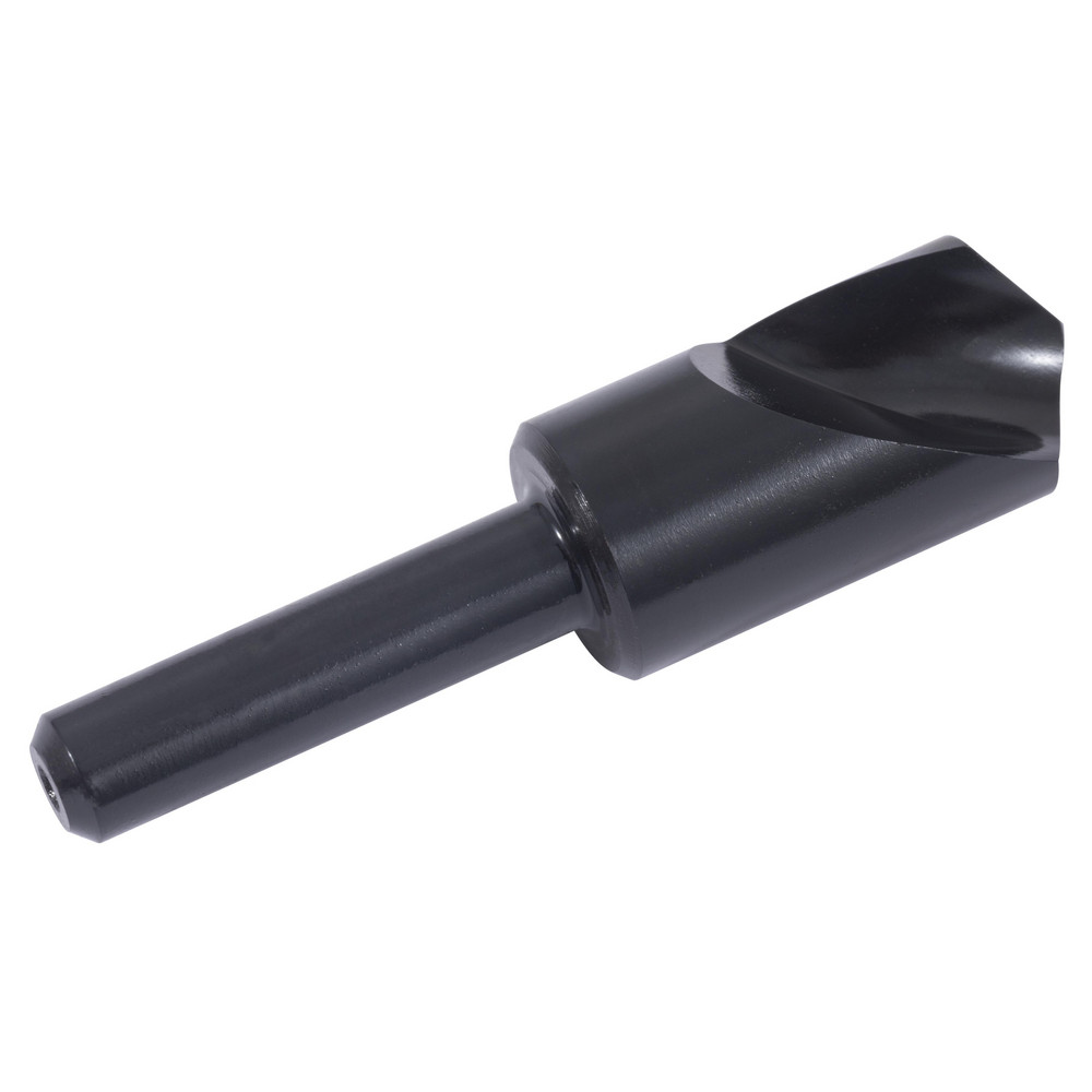 Hertel Countersink: 1/2" Head Dia, 120.00 deg Included Angle, 1 Flute, High-Speed Steel, Right Hand Cut - GX89340202