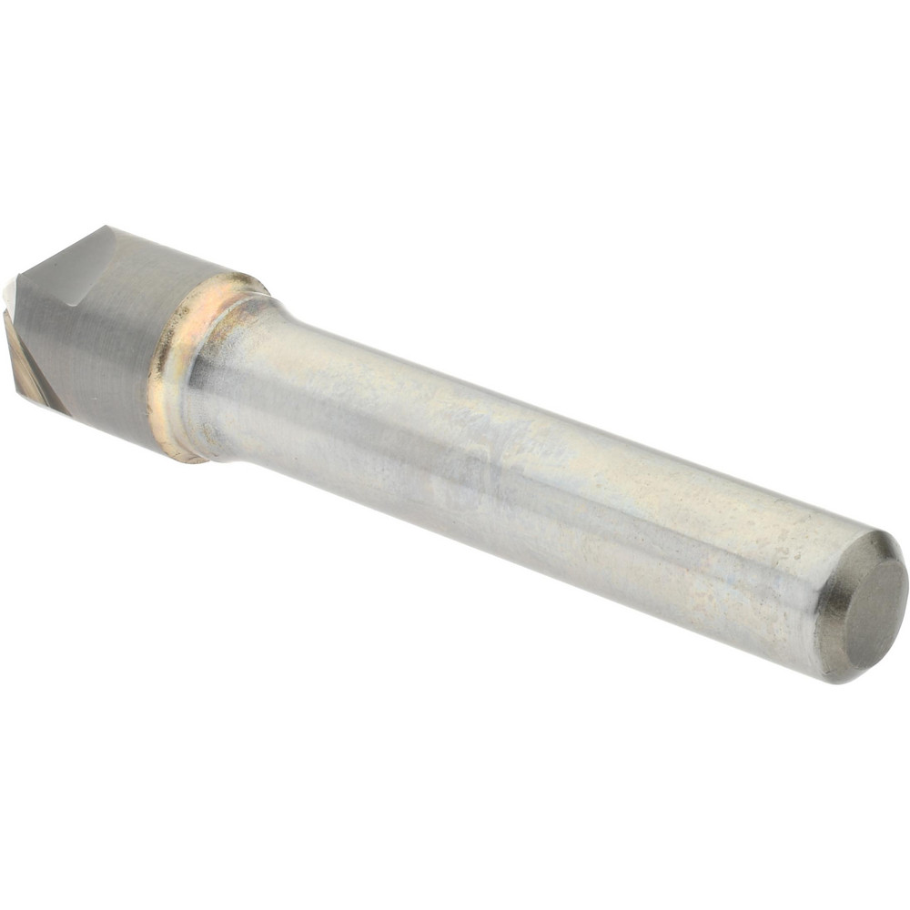 Hertel Countersink: 1/2" Head Dia, 90.00 deg Included Angle, 4 Flute, Solid Carbide, Right Hand Cut - 334-006070