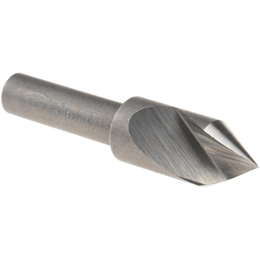 Keo Countersink: 3/8" Head Dia, 60.00 deg Included Angle, 1 Flute, High-Speed Steel, Right Hand Cut - 919-000-167