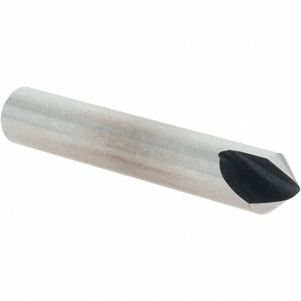 Value Collection Countersink: 3/8" Head Dia, 82.00 deg Included Angle, 1 Flute, High-Speed Steel, Right Hand Cut - 28603