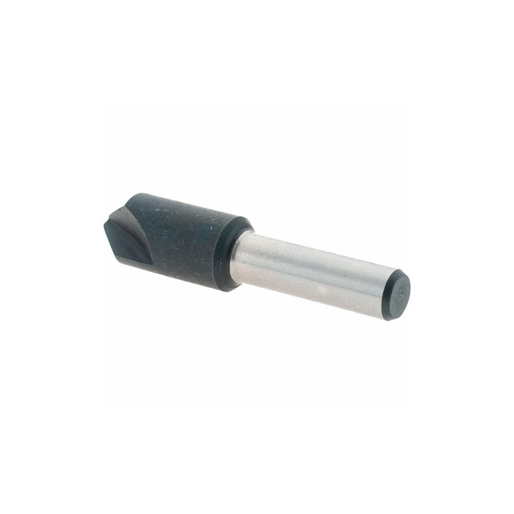 Value Collection Countersink: 3/8" Head Dia, 82.00 deg Included Angle, 1 Flute, High-Speed Steel, Right Hand Cut - 28603