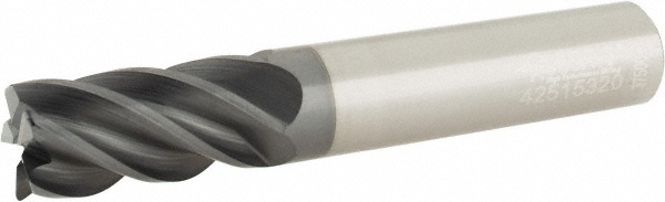 M.A. Ford® Chamfer Mill: 1/8" Dia, 1/8" Shank Dia, 90 deg, 3 Flute, Solid Carbide, Single End - 3HC012503