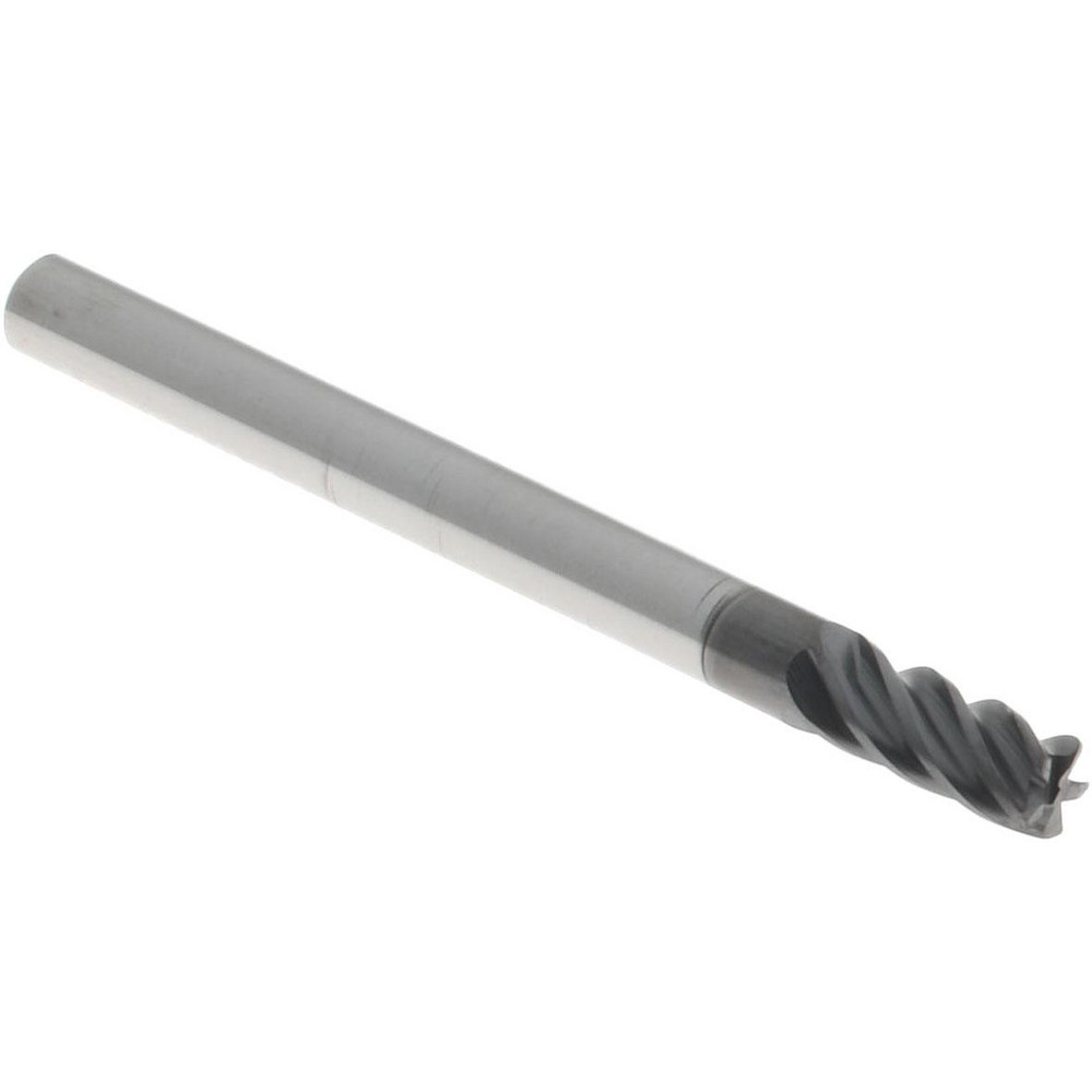 M.A. Ford® Chamfer Mill: 1/8" Dia, 1/8" Shank Dia, 90 deg, 3 Flute, Solid Carbide, Single End - 3HC012503