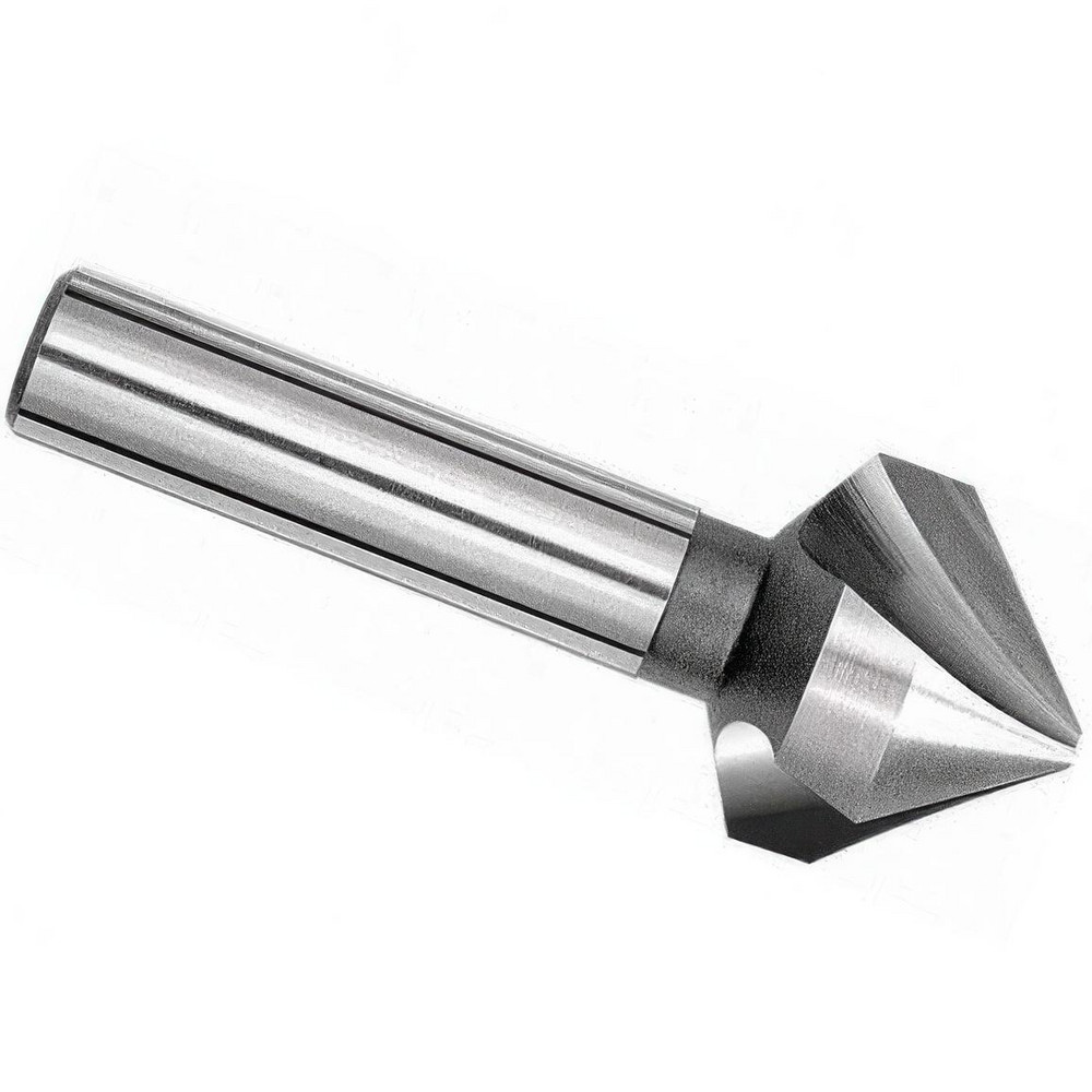Magafor Countersink: 6.0000 mm Head Dia, 90.00 deg Included Angle, 3 Flute, Cobalt Steel, Right Hand Cut - 8443A060000