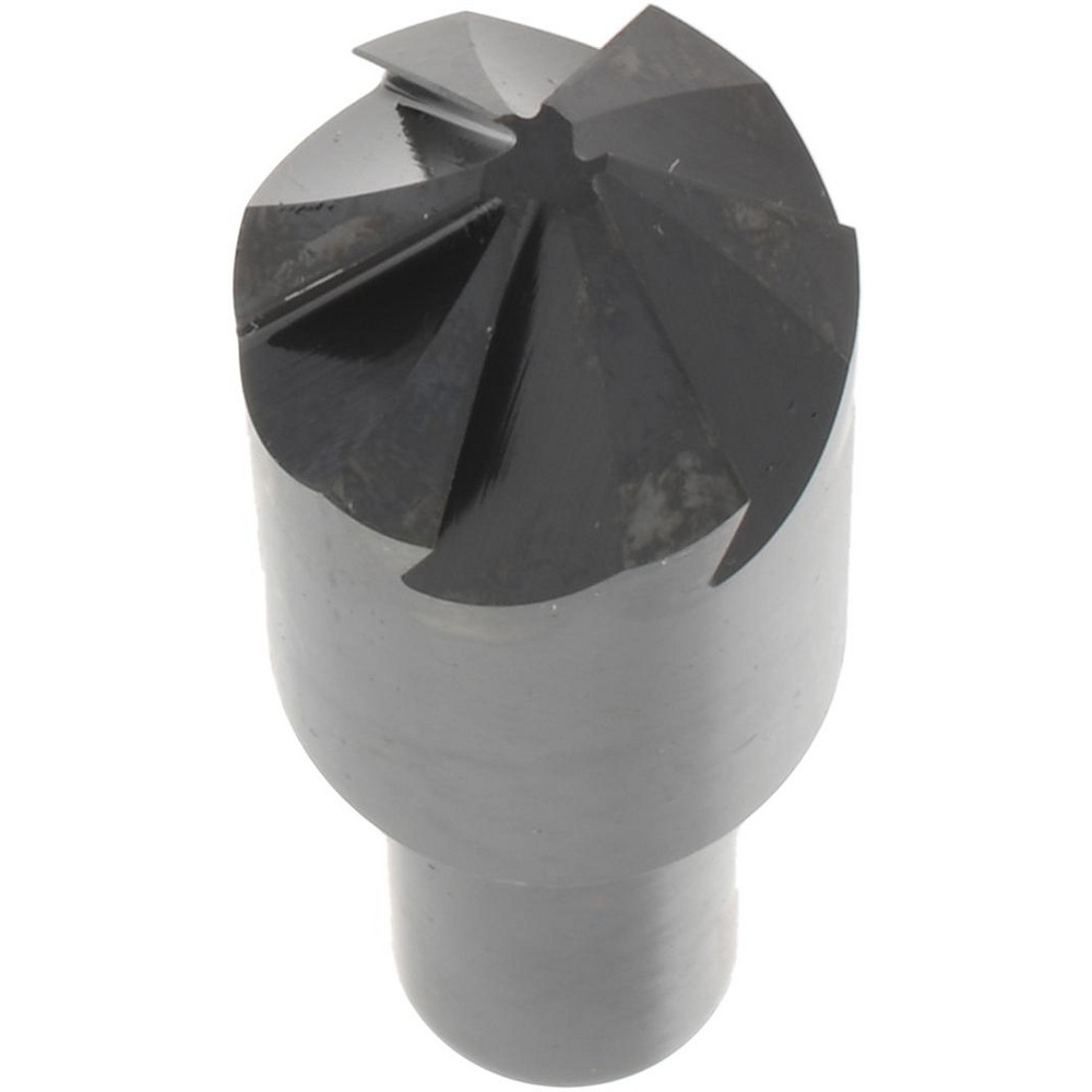 Hertel Countersink: 3/4" Head Dia, 82.00 deg Included Angle, 6 Flute, High-Speed Steel, Right Hand Cut - GX89331524