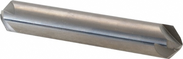 Hertel Countersink: 1/2" Head Dia, 100.00 deg Included Angle, 4 Flute, Solid Carbide, Right Hand Cut - 334-206080