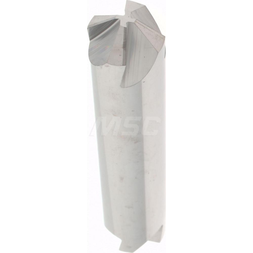 Hertel Countersink: 1/2" Head Dia, 100.00 deg Included Angle, 4 Flute, Solid Carbide, Right Hand Cut - 334-206080