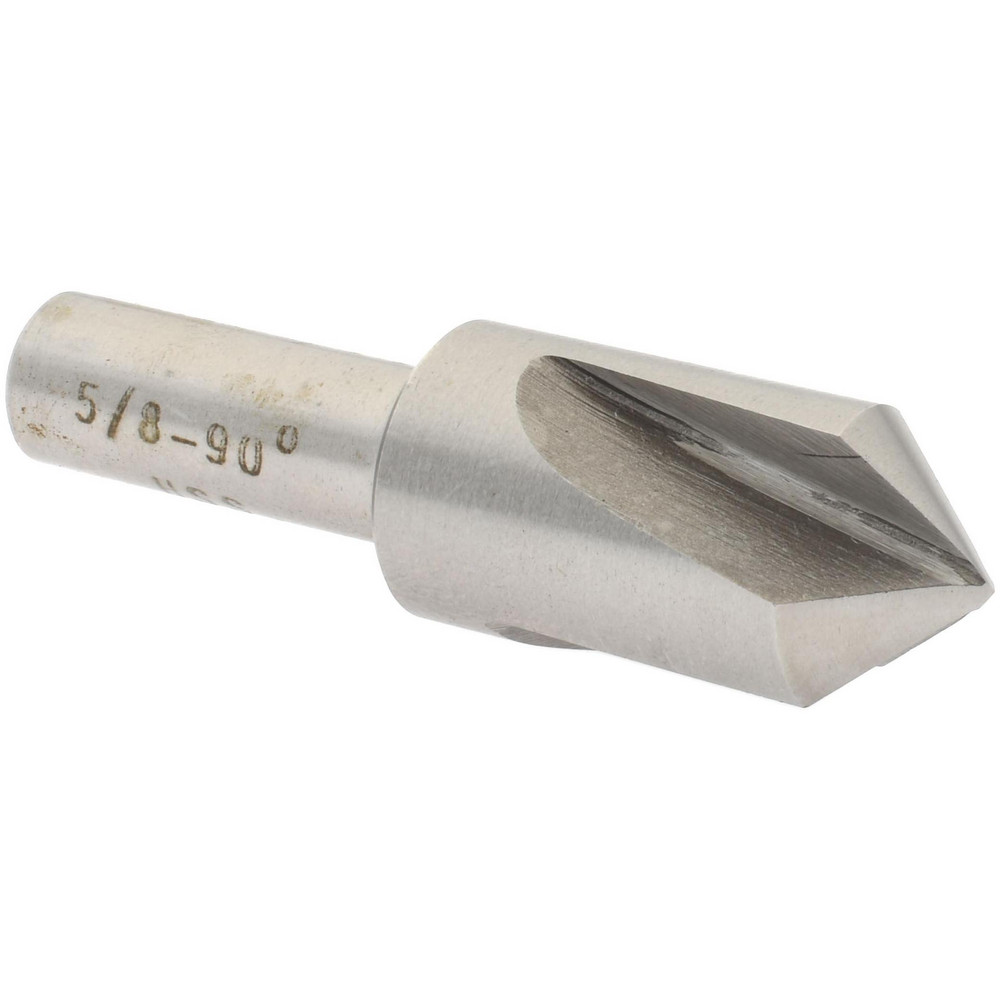 Value Collection Countersink: 5/8" Head Dia, 90.00 deg Included Angle, 3 Flute, High-Speed Steel, Right Hand Cut - SC4090040