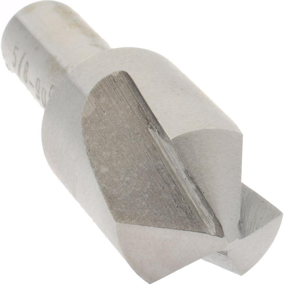 Value Collection Countersink: 5/8" Head Dia, 90.00 deg Included Angle, 3 Flute, High-Speed Steel, Right Hand Cut - SC4090040