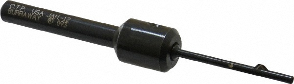 Melin Tool Chamfer Mill: 1" Dia, 1/2" Shank Dia, 90 deg, 2 Flute, Cobalt, Single End - 19248