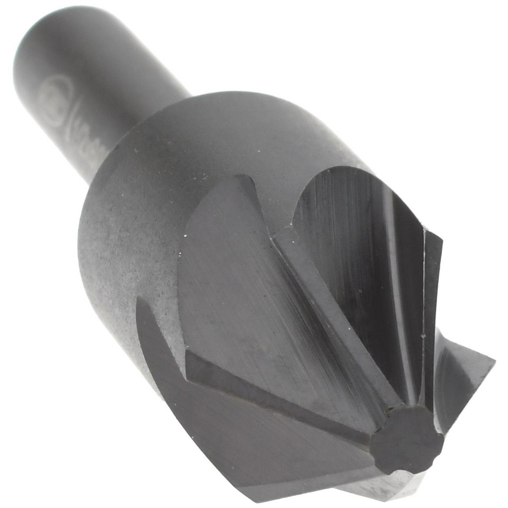 Keo Countersink: 1/2" Head Dia, 60.00 deg Included Angle, 6 Flute, High-Speed Steel, Right Hand Cut - 919-000-307