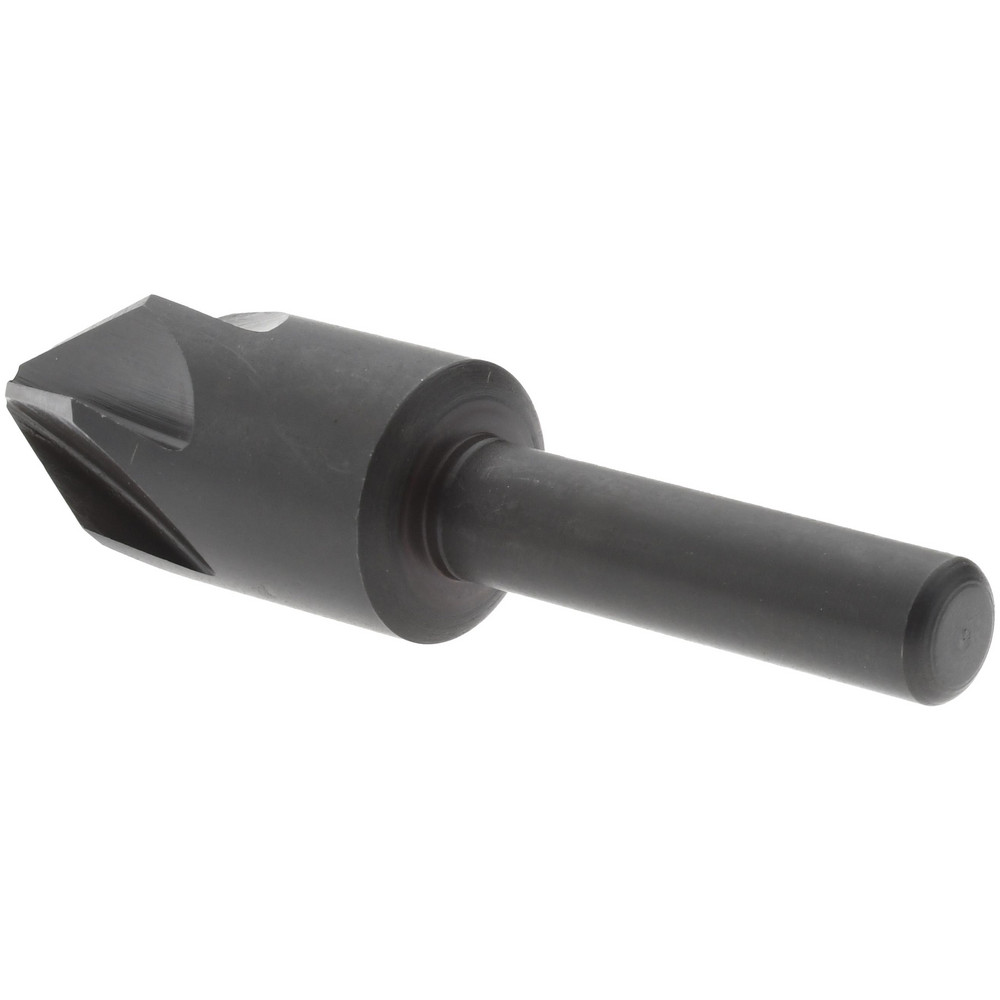Keo Countersink: 1/2" Head Dia, 60.00 deg Included Angle, 6 Flute, High-Speed Steel, Right Hand Cut - 919-000-307
