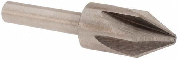 Keo Countersink: 1/2" Head Dia, 60.00 deg Included Angle, 6 Flute, High-Speed Steel, Right Hand Cut - 919-000-307