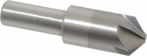 Hertel Countersink: 3/4" Head Dia, 100.00 deg Included Angle, 6 Flute, Solid Carbide, Right Hand Cut - 336-008580