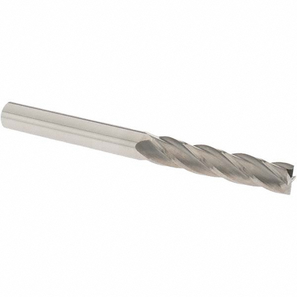 Made in USA Chamfer Mill: 3/16" Dia, 3/16" Shank Dia, 60 deg, 4 Flute, Solid Carbide, Double End - 64-1442